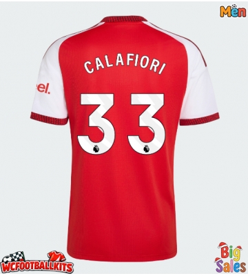 Arsenal Riccardo Calafiori #33 Replica Home Stadium Shirt 2026-27 Short Sleeve